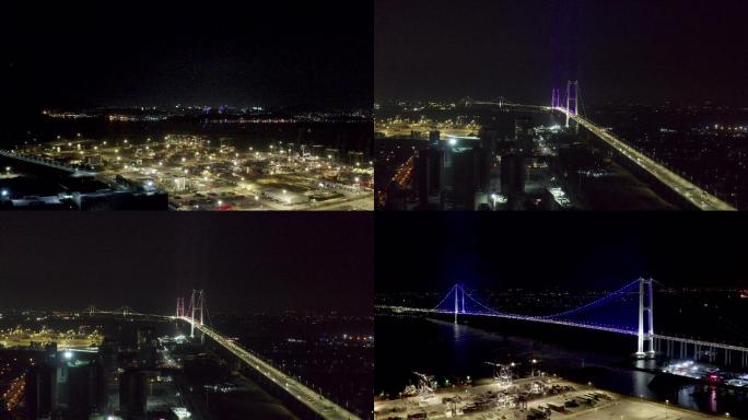 2021年4k南沙大桥夜景