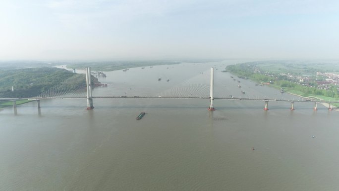 铜陵长江大桥航拍全景（4K50帧）