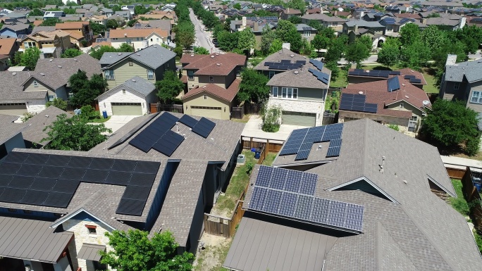 屋顶太阳能电池板房顶家用光能光伏发电农村