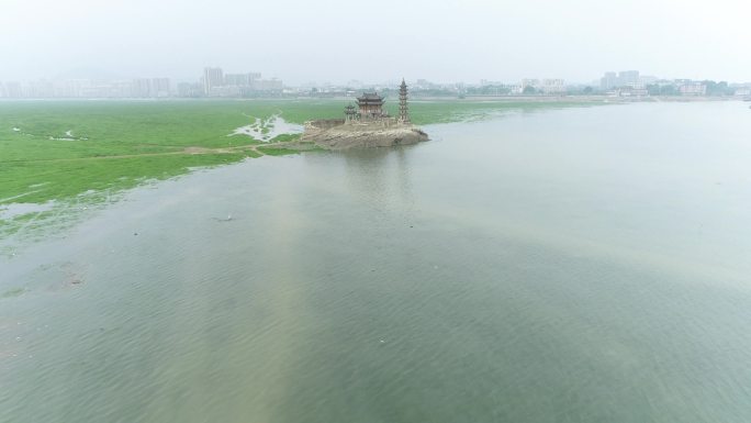 鄱阳湖落星墩航拍（4K50帧）