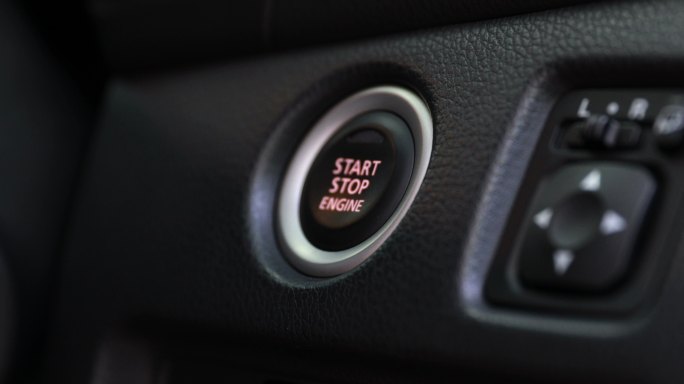 免钥匙进入的汽车发动机启动按钮
