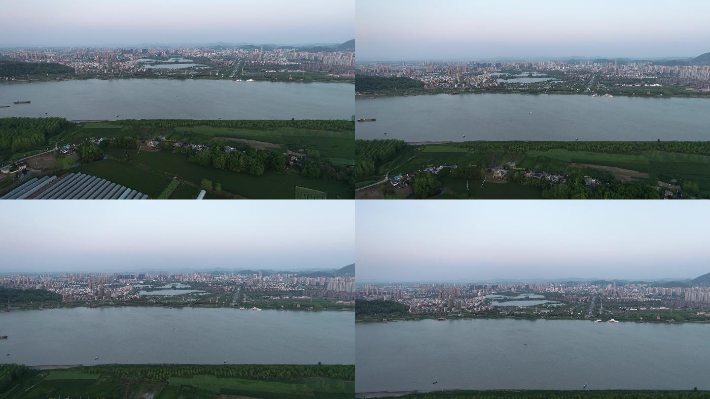 铜陵市航拍天井湖（4K50帧）
