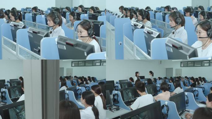 【4k】语音教室计算机教室