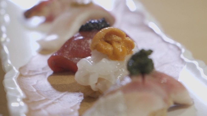 日式日料日本料理日餐馆厨师鱼生寿司装盘