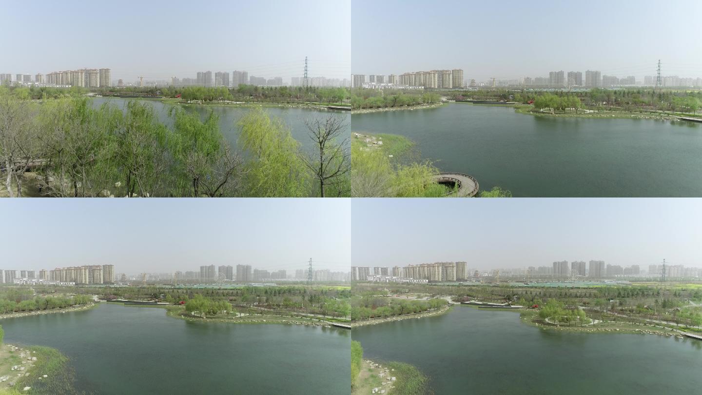 泗阳县黄河故道公园航拍（4K50帧）