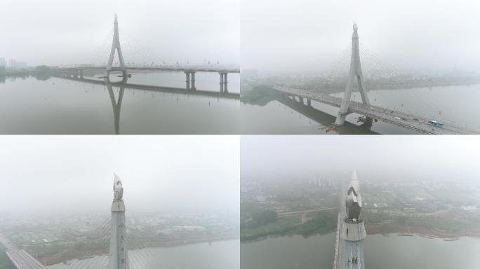 航拍抚州赣东大桥（4K50帧）