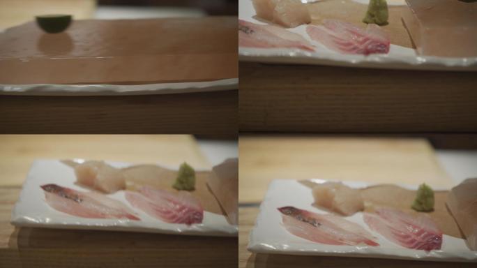 日式日料日本料理日餐馆厨师鱼生寿司装盘1