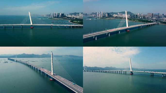 深圳湾大桥4K航拍