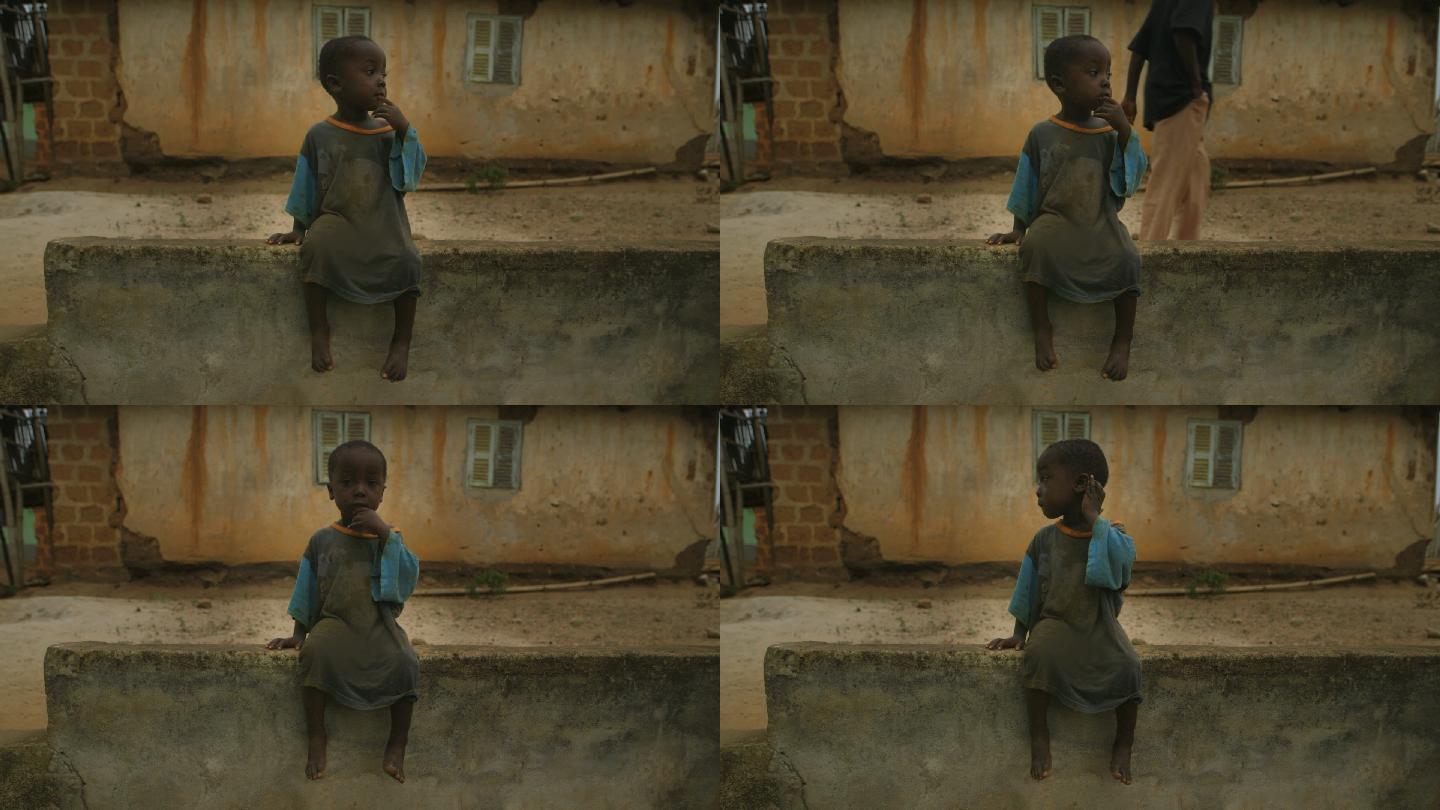 Premium Photo | African boys in village portrait
