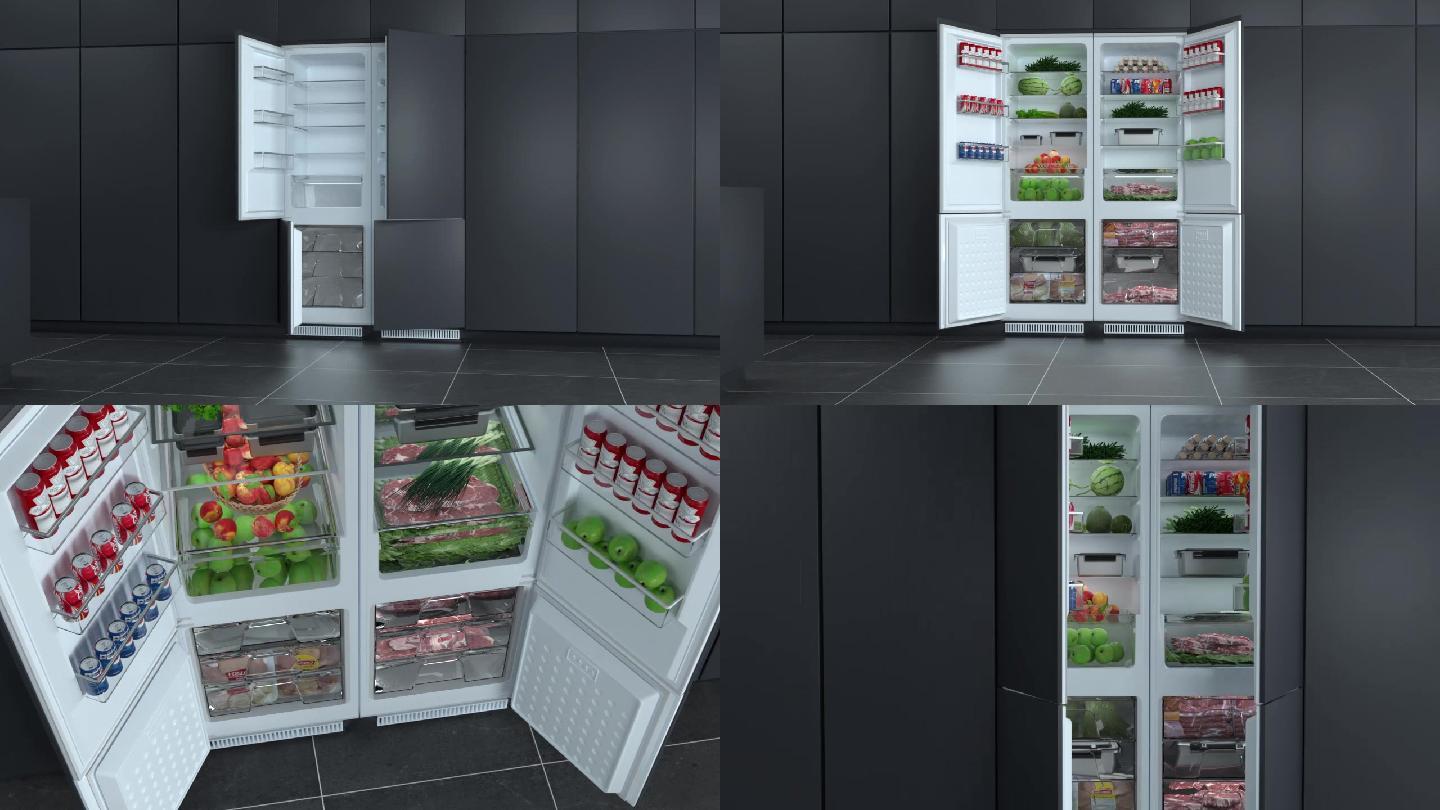 冰箱冰箱动画