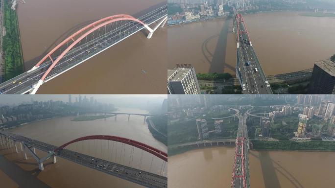 重庆大桥高清航拍
