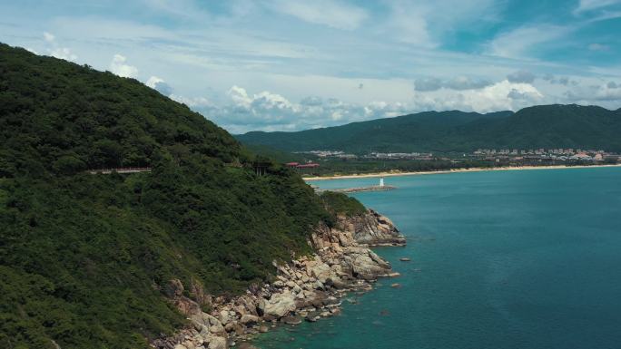 海南海边风景风光航拍