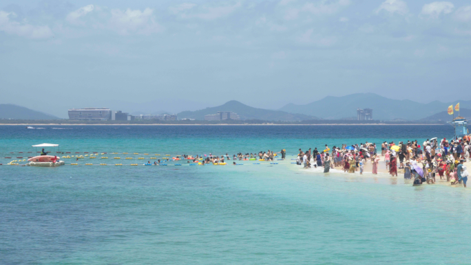 海南三亚蜈支洲岛旅游度假区实拍