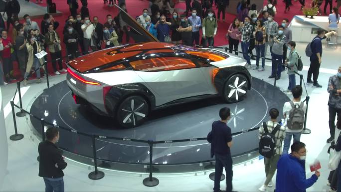 上海国际汽车工业博览会实拍素材