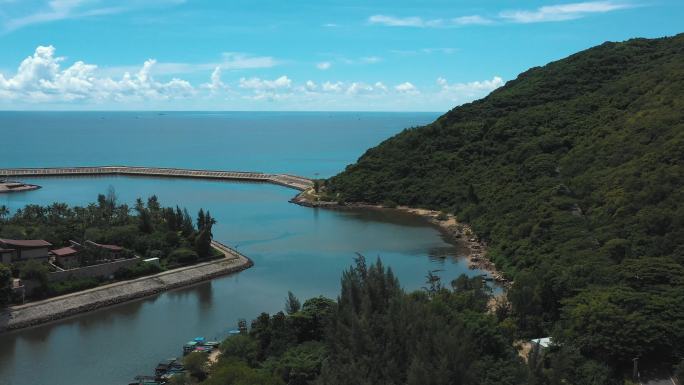 海南海边风景风光航拍