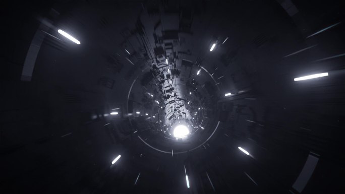 3D三维科技隧道穿梭动画视频