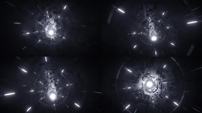 3D三维科技隧道穿梭动画视频