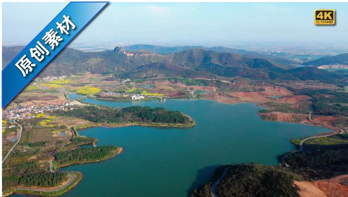 安徽和县鸡笼山森林公园半月湖景区