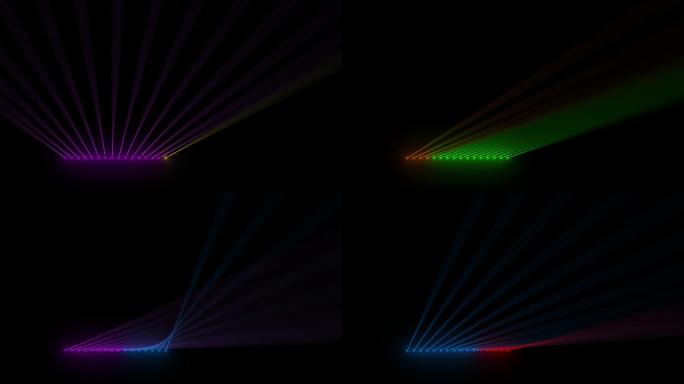 4K射灯变多色半屏灯光激光秀