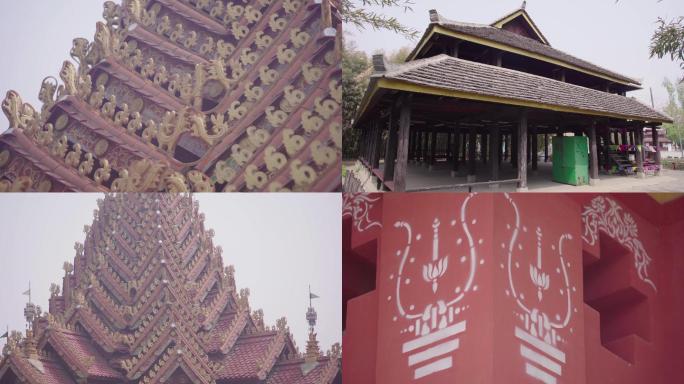 傣族建筑4k