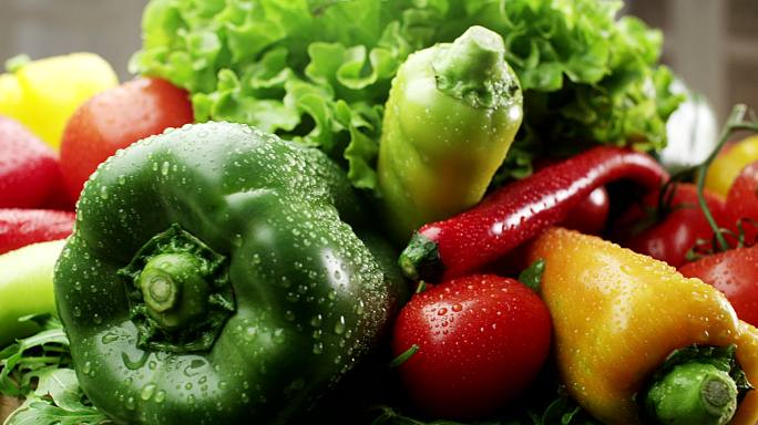 新鲜蔬菜时蔬果蔬生菜小番茄食材健康饮食绿