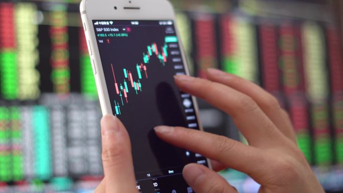 【原创】用手机看股票K线交易股票
