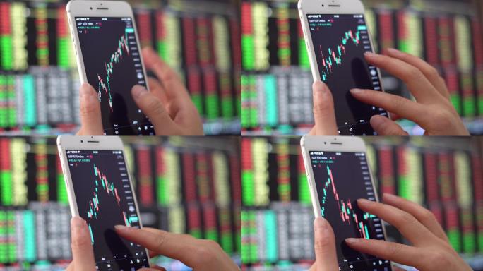 【原创】用手机看股票K线交易股票