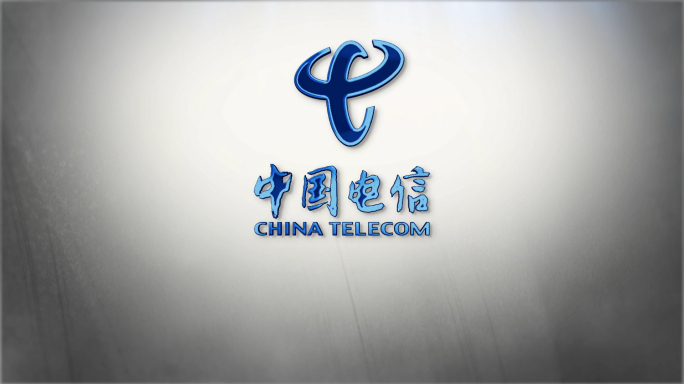 简洁中国电信商标质感片头片尾
