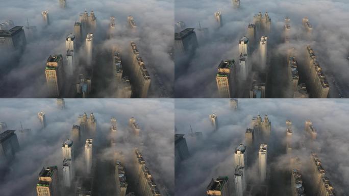 城市云雾仙境