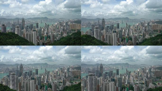 香港实时鸟瞰景观鸟瞰图建筑水平