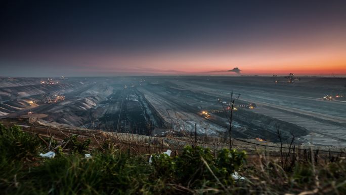 露天矿环境问题煤炭时间推移