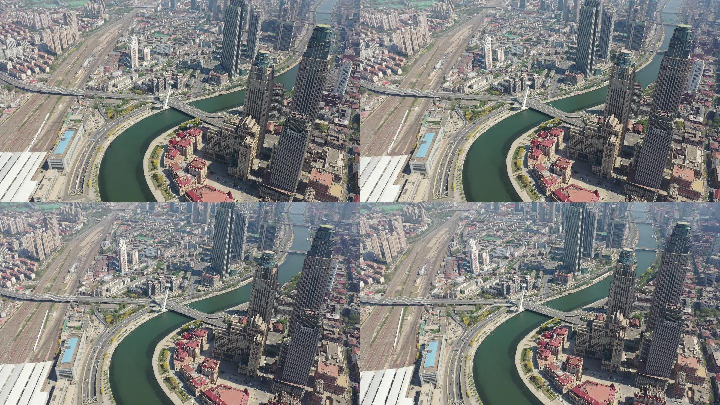 天津 天津航拍 天津地标 天津市 城市 天津风景 天津风光 天津宣传片