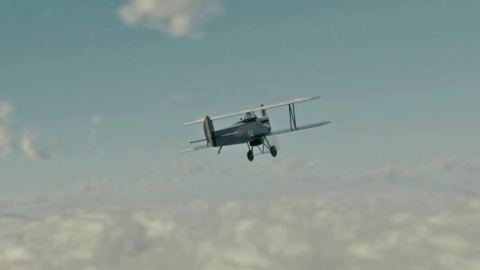 一战飞机三维动画