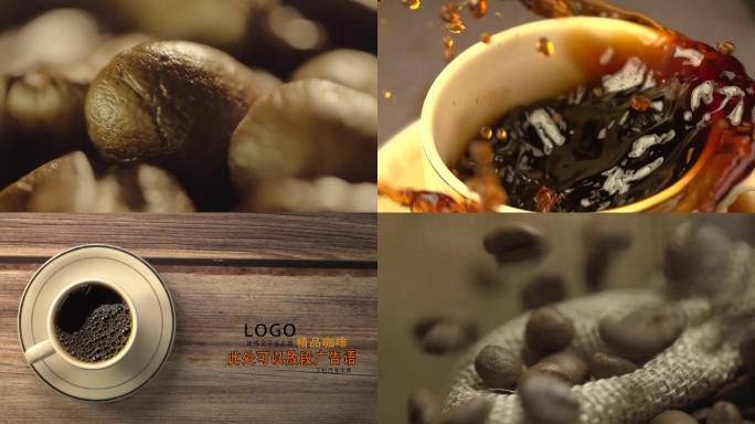 咖啡豆烘焙倒咖啡4k