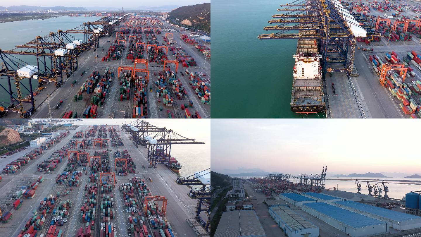 港口 码头 集装箱 国际货柜 集装箱港口