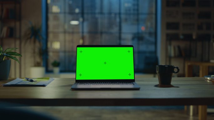 笔记本电脑手机APP绿屏幕抠像替换模版商