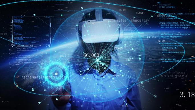 智能穿戴vr眼镜虚拟现实人机交互体验