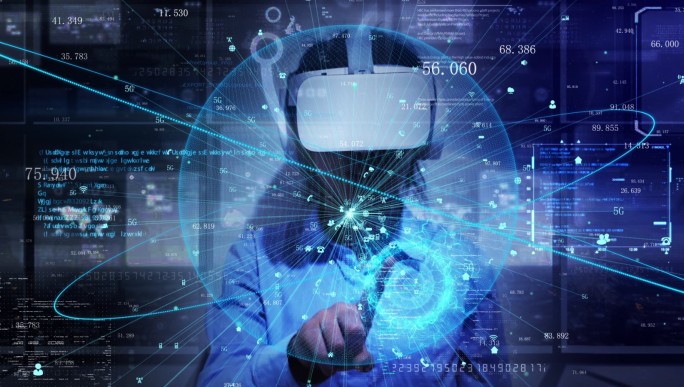 VR智能眼镜虚拟现实体验视频素材