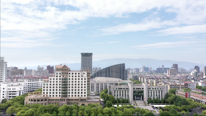 【4K】金华市中心航拍