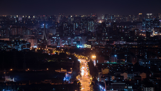 【4K】城市夜景万家灯火[延时]