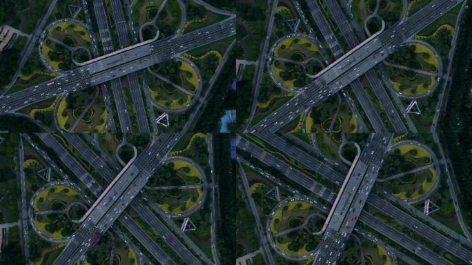 舶拍广东东莞东莞大道三元立交桥