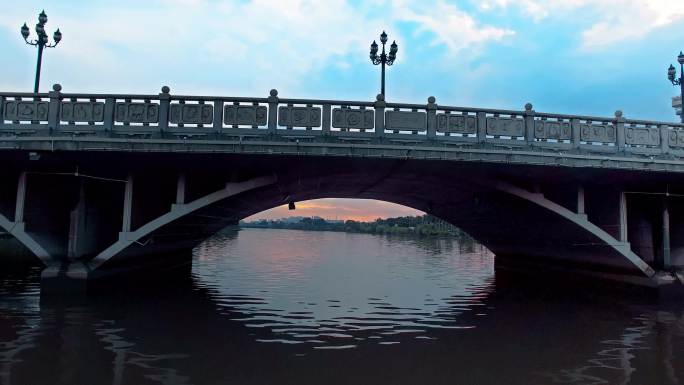 桂畔海甲子桥航拍