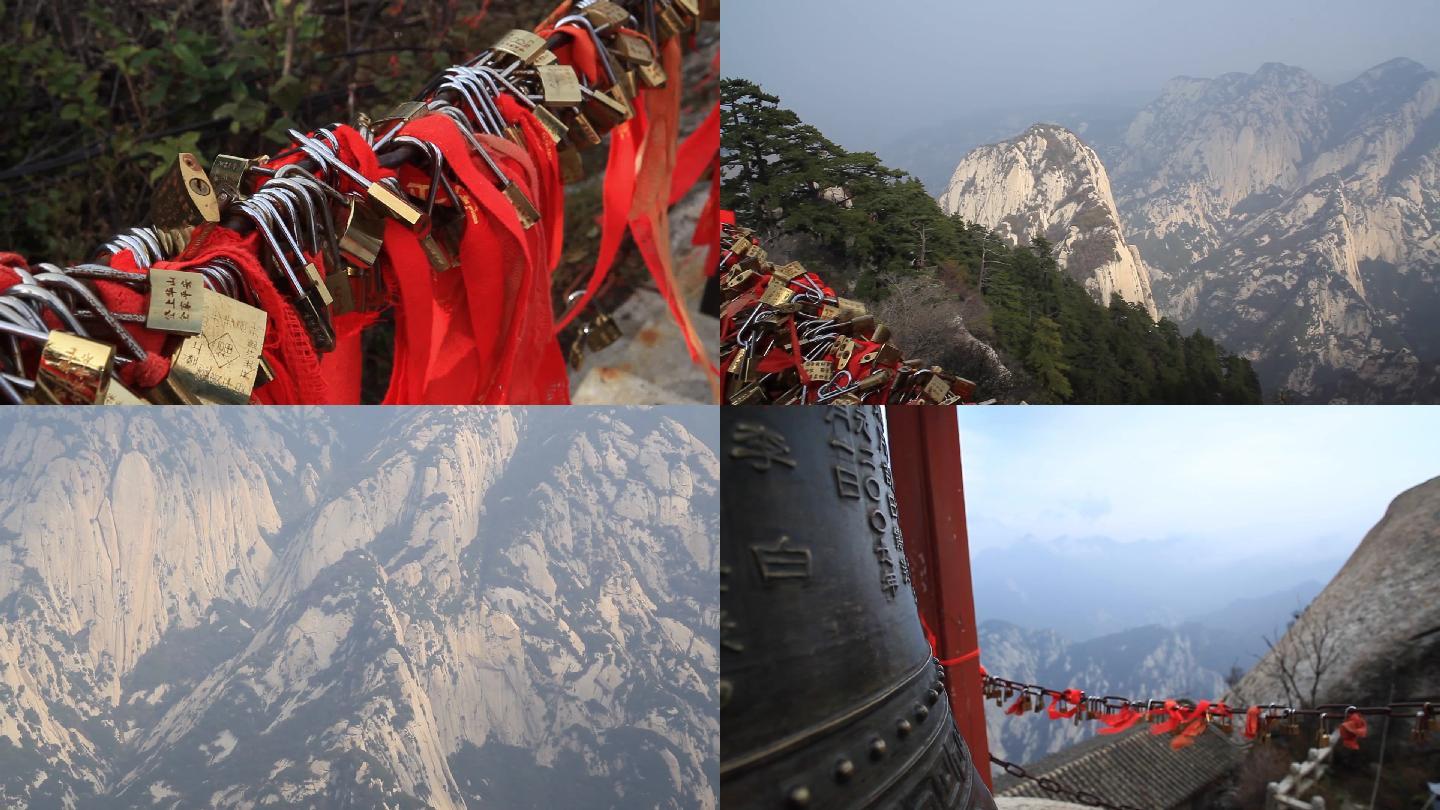 华山风景1080P实拍空镜素材