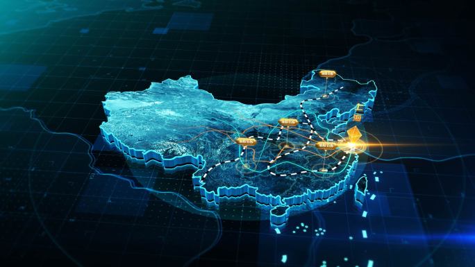 中国科技地图