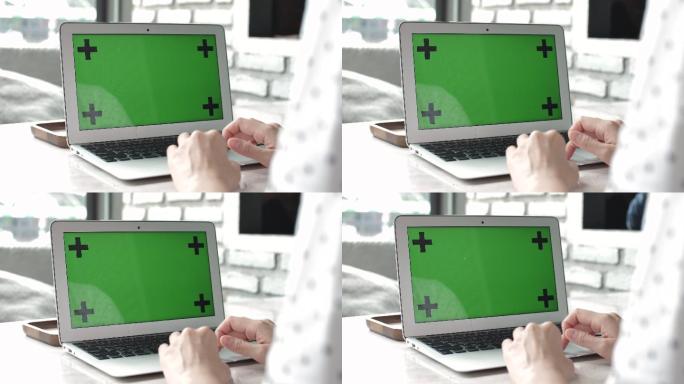 笔记本电脑绿幕抠像