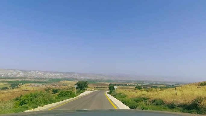 以色列戈兰高地公路形式行车记录仪驾驶员