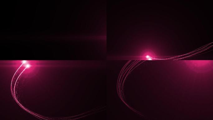 紫色粒子光线带alpha透明通道2
