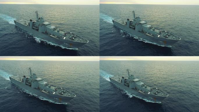 军舰鸟瞰图中国科技军事实力大国重器