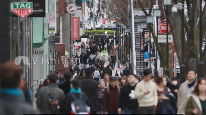 日本街上行人