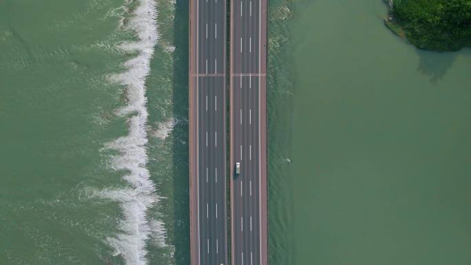 成名高速公路金马河大桥航拍素材合集_4K